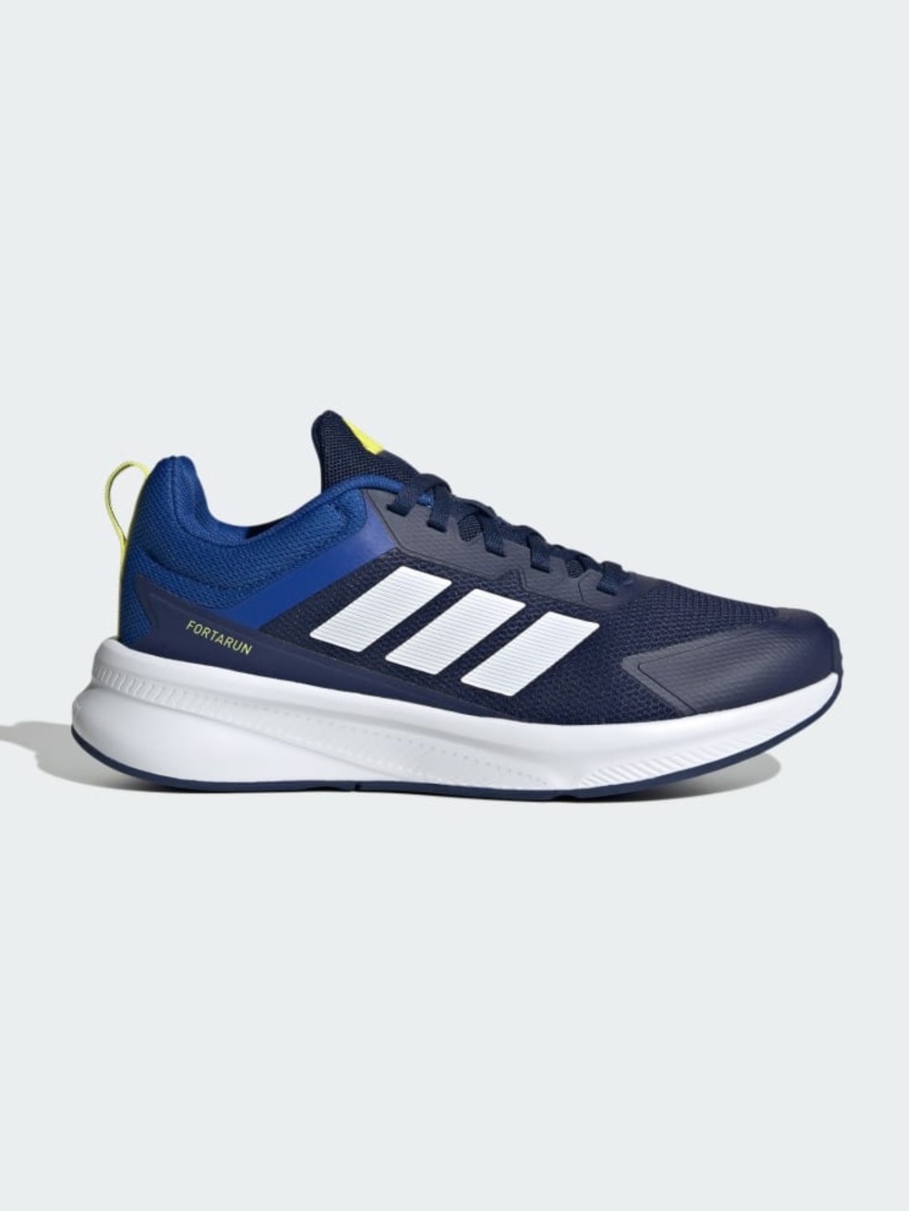 Adidas Big Kids' Fortarun 4.0 Navy White Running Shoes